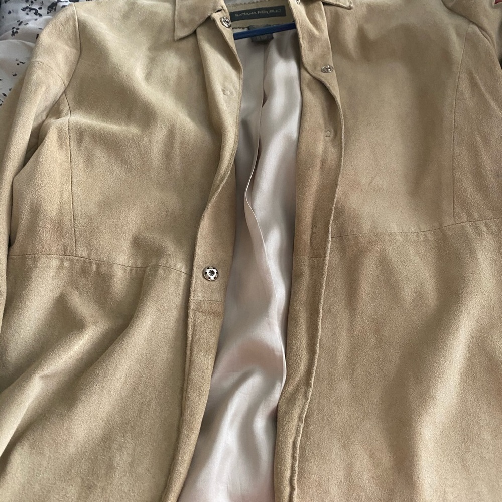 Tan suede jacket